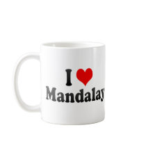 I Love Mandalay, Myanmar Mugs