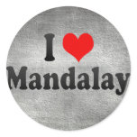 I Love Mandalay, Myanmar Sticker