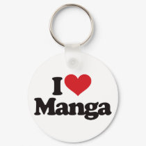 I Love Manga keychains by visualnewbie I Love Manga keychains