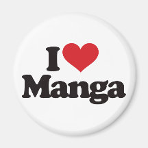 I Love Manga Magnet