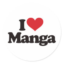 I Love Manga stickers by visualnewbie I Love Manga stickers