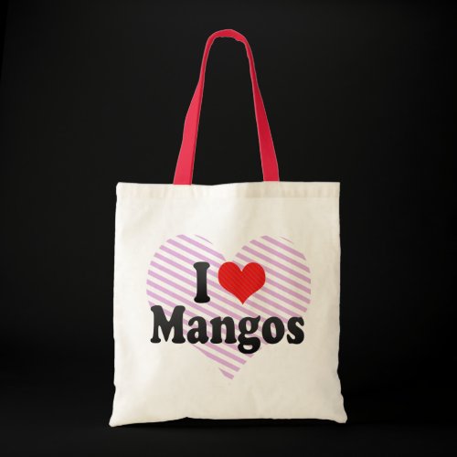 I Love Mangos Canvas Bag