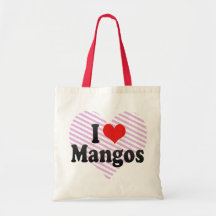 I Love Mangos Canvas Bag