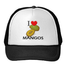 I Love Mangos Hats