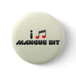 I Love Mangue Bit Pinback Button