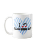 I Love Mangue Bit Coffee Mugs