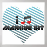 I Love Mangue Bit Posters