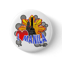 I love Manila (Luneta/City Hall) Pinback Buttons
