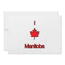 I Love Manitoba Invitation