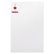 I Love Manitoba Stationery Design