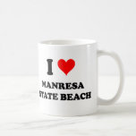 I Love Manresa State Beach California Coffee Mugs