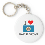 I Love Maple Grove Minnesota Key Chain