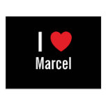 I love Marcel Postcard