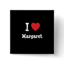 I love Margaret heart T-Shirt buttons by funnycustomtshirts I love Margaret heart T-Shirt buttons