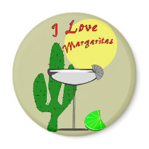 I love margaritas--Margarita Lovers T-Shirts magnets