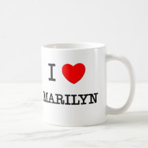 I Love Marilyn Coffee Mugs