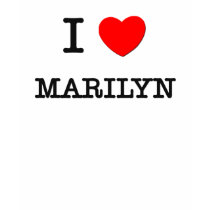 I Love Marilyn t-shirts