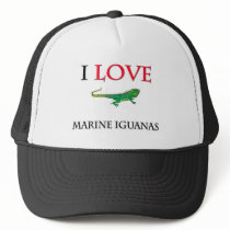 I Love Marine Iguanas hats by tshirtshirts I Love Marine Iguanas hats