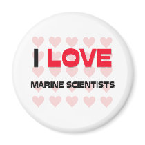I LOVE MARINE SCIENTISTS magnets by professions I LOVE MARINE SCIENTISTS magnets