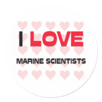 I LOVE MARINE SCIENTISTS stickers by professions I LOVE MARINE SCIENTISTS stickers