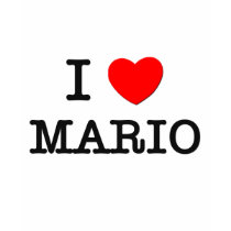 I Love Mario t-shirts