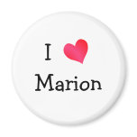 I Love Marion magnets