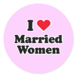 I love married women stickers