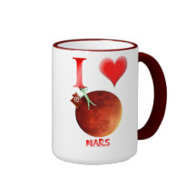 I Love Mars Mugs