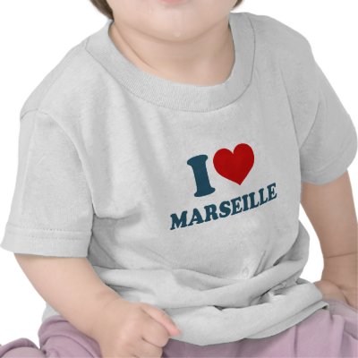 I Love Marseille Tshirts