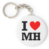 I Love Marshall Islands Design Keychains