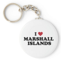 I Love Marshall Islands Keychains