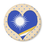 I Love Marshall Islands Fridge Magnet