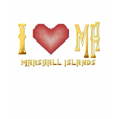 I LOVE MARSHALL ISLANDS T-Shirt by Lotacats