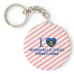 I Love Marshalls Creek, PA Keychain