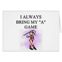 i love martial arts cards