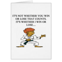i love martial arts cards