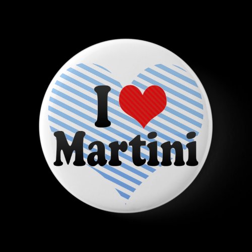 I Love Martini Buttons