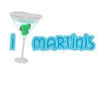 I love Martinis t-shirts