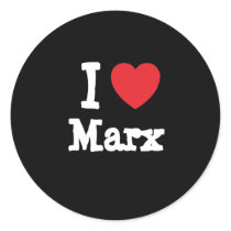 I love Marx heart T-Shirt stickers