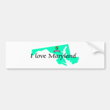 I love maryland bumper sticker