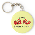 I love maryland crabs! key chains
