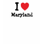 I love Maryland heart T-Shirt