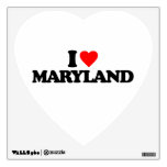 I LOVE MARYLAND WALL DECALS