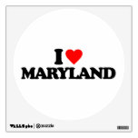 I LOVE MARYLAND WALL STICKER