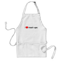 I Love Mash Ups Aprons