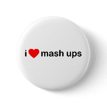 I Love Mash Ups buttons by HOTDJGEAR I Love Mash Ups buttons
