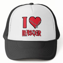 I Love Master Mesh Hat