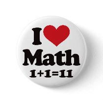 I Love Math! Pins