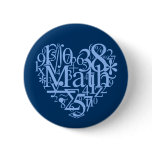 I Love Math Button buttons