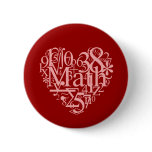 I Love Math Button buttons